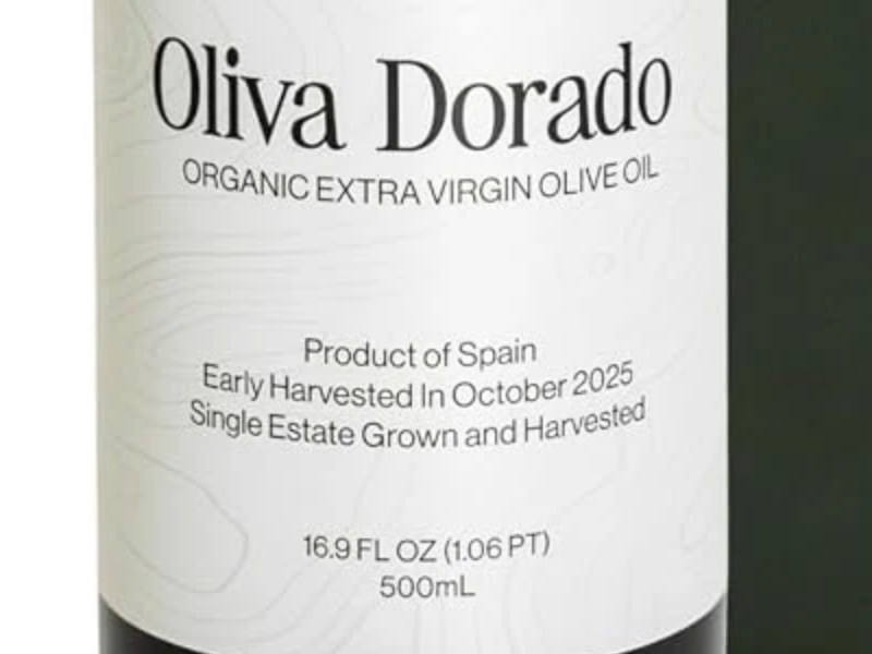 Bottle label reading Early Harvested In October 2025